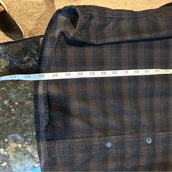 Carbon 2 Cobalt Corduroy Plaid Long Sleeve Button Down. Cozy. Rugged. EUC. XL - Picture 9 of 12